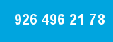 926 496 21 78 926 496 21 78